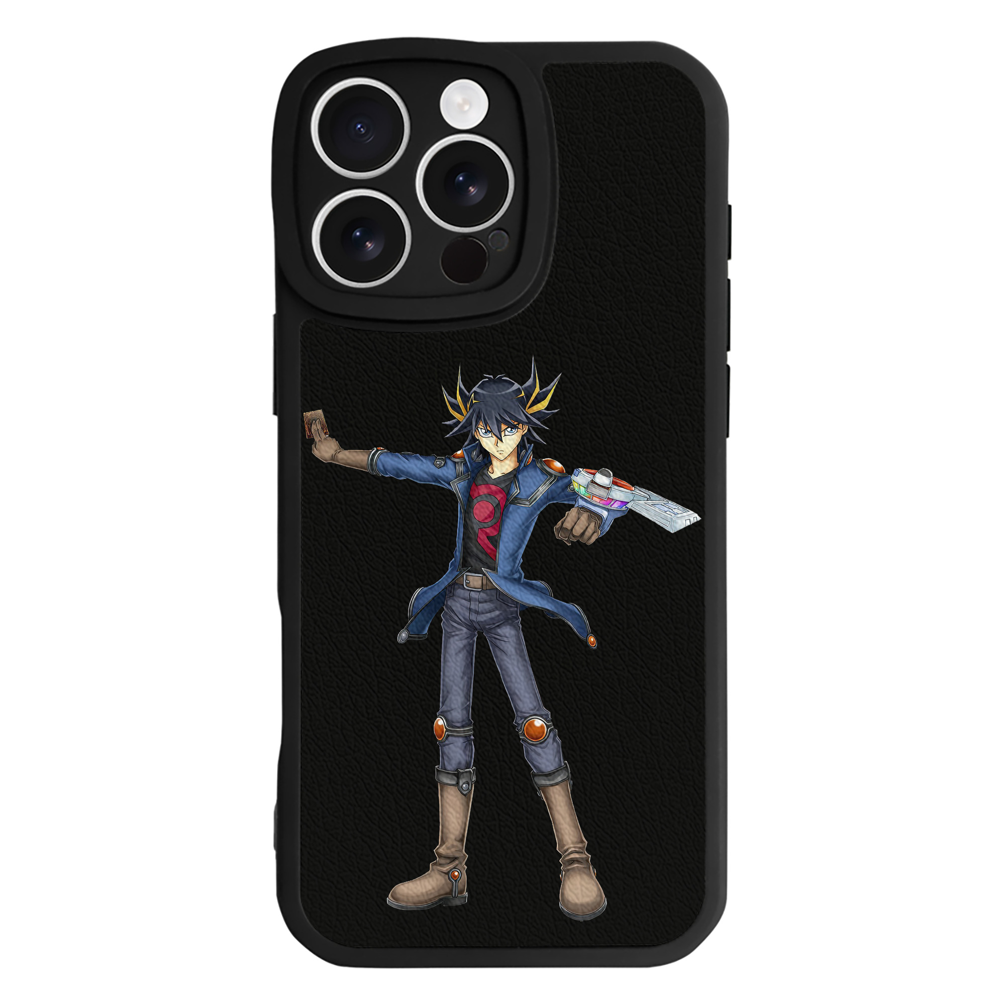 遊☆戯☆王 Yu-Gi-Oh! 【iPhone 16シリーズ対応】シリコンスマホケース（レザー調） 材質：シリコン
